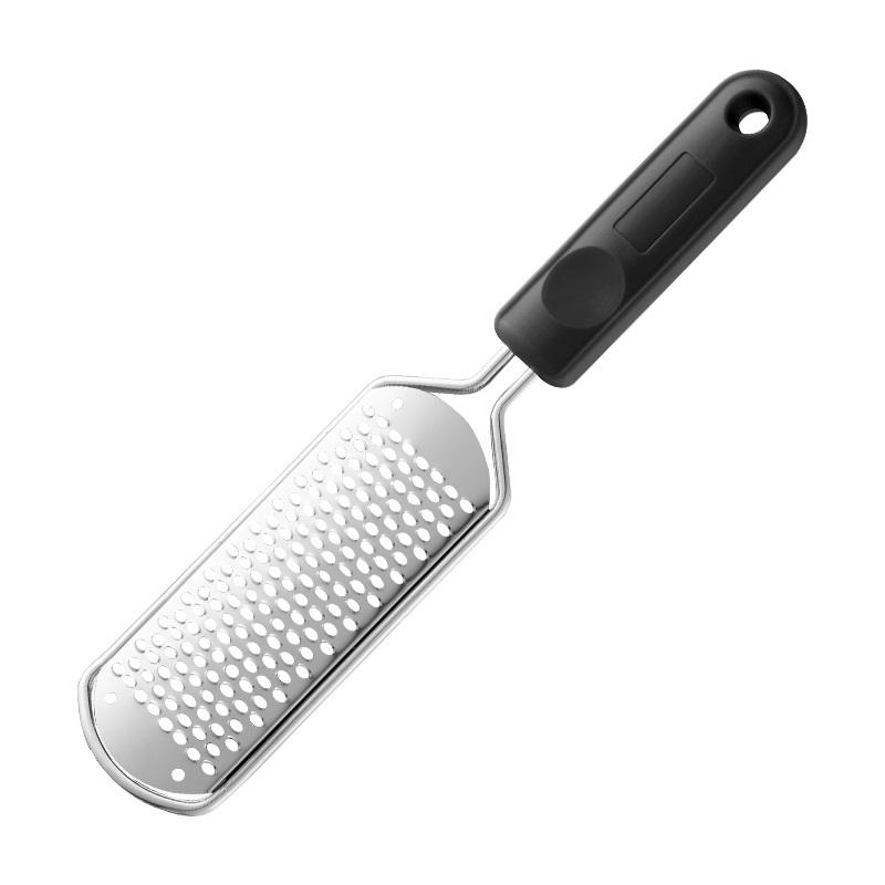 1 szt. Dwustronny peeling do stóp Szlifierka do stóp Do usuwania martwego naskórka Rogowaciejący kamień do stóp Stal nierdzewna Scrubber do stóp ZPG