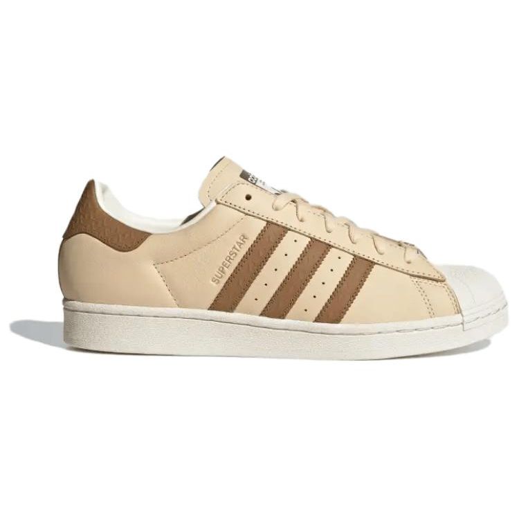 adidas Superstar Sable Couche Marron Désert Baskets Homme Tan Blanc Cassé IF1580