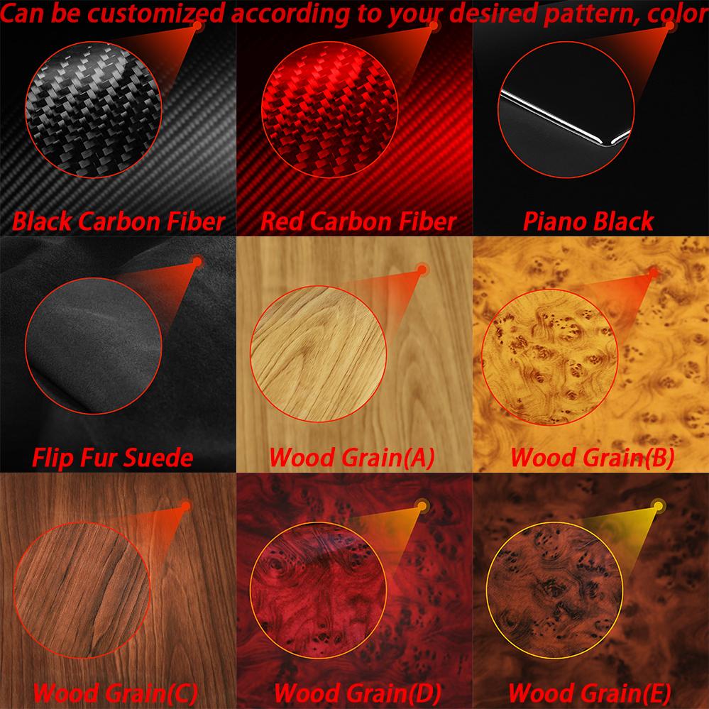 For Hyundai Elantra CN7 2021-2026 Carbon Fiber Rear Door Handle Switch Frame Panel Cover Trim Car Accessories Decoration Sticker
