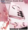 S26Ultra Magnetic For Magsafe Case For Samsung Galaxy S26 S25 Edge S24 S23 FE Ultra Plus S26+ Soft Clear Plating Silicone Shell