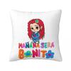 Cute Karol G Manana Sera Bonito Square Pillowcases Car Cushion Cover Funny Decorative Pillow Cover