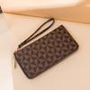 Spring Men's and Women's Long Wallets Fashion Capacity Printed Change Hand Purse Purse Wallet Card Bag