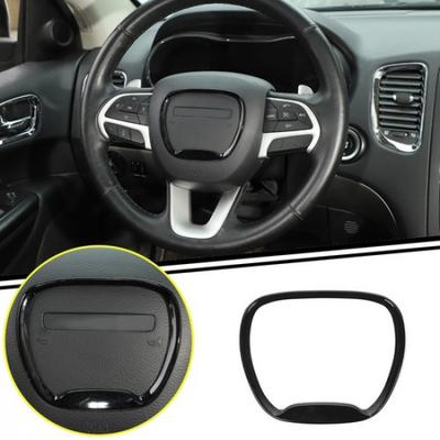 Steering Wheel Center Ring Cover Trim For Dodge Challenger 15+Durango14+Black