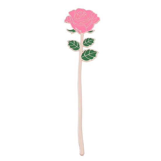 Rose Bookmark Exquisite Metal Book Page Holder Teacher Appreciation Gift for Reading Lovers Valentine's Day