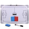 Tableau Tactique de Football Magnétique en Aluminium Mural pour Coaching et Entraînement