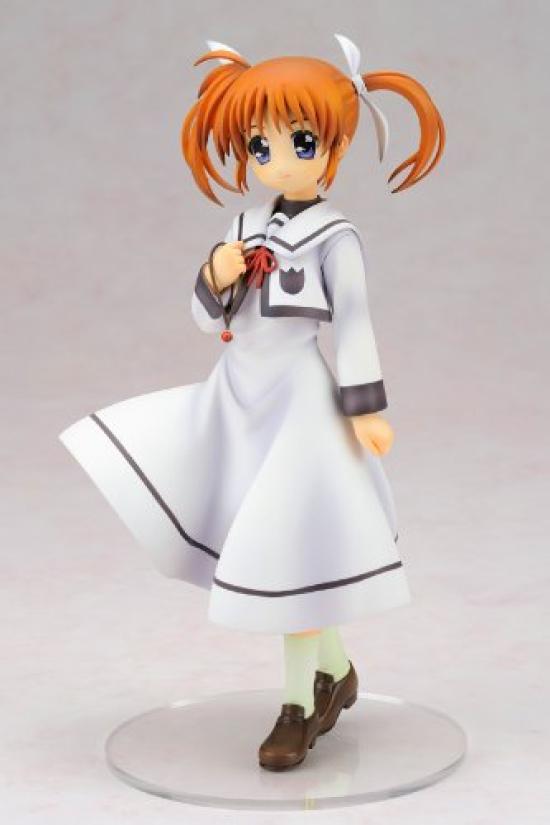 Magical Girl Lyrical Nanoha The MOVIE 1st Takamachi Nanoha School Uniform Scale PVC Complete Ver. (1/7 Pre-painted Figure)