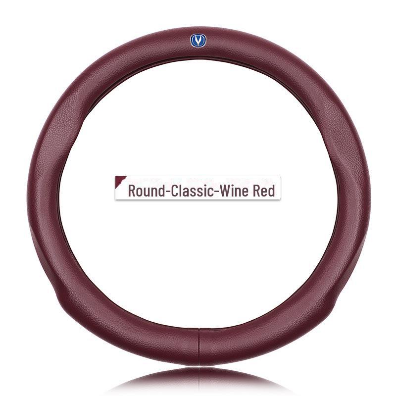 Changan Steering Wheel Cover for CS35PLUS, Yidong, CS75, CS55, Ruicheng, Yuexiang - Leather Handlebar Cover