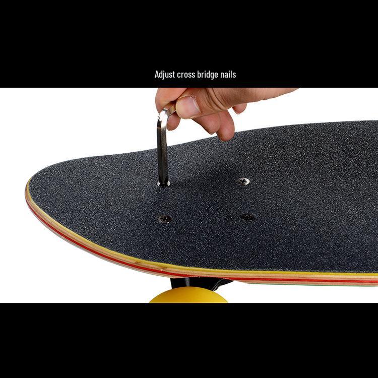 Skateboard Y- and T-Type Semi-Automatic Socket Wrench