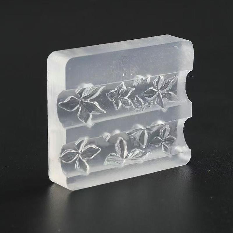 1/3 buc Relief Crini Flori Matriță Sculptură Unghii 3D Silicon Hawaii Hibiscus Flori Petale Șabloane Modelare Unelte Unghii Transparente