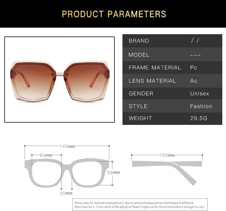 Retro Square Sunglasses Women Men Brand Designer Vintage Sun Glasses Female Male Fashion Punk Mirror Rectangle Oculos De Sol