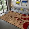 Halloween Decoration 3D Carpet Terror Atmosphere Blood Decor Rug Living Room Bedroom Door Mats Halloween Party Large Floor Mat