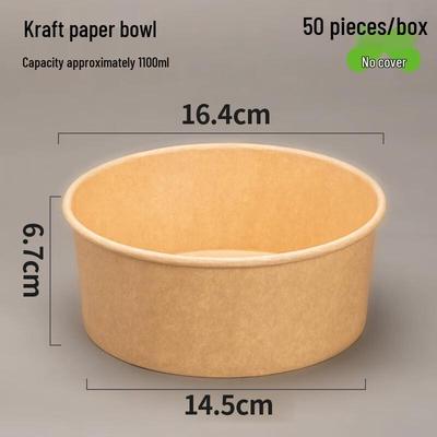 Disposable Kraft Paper Food Container