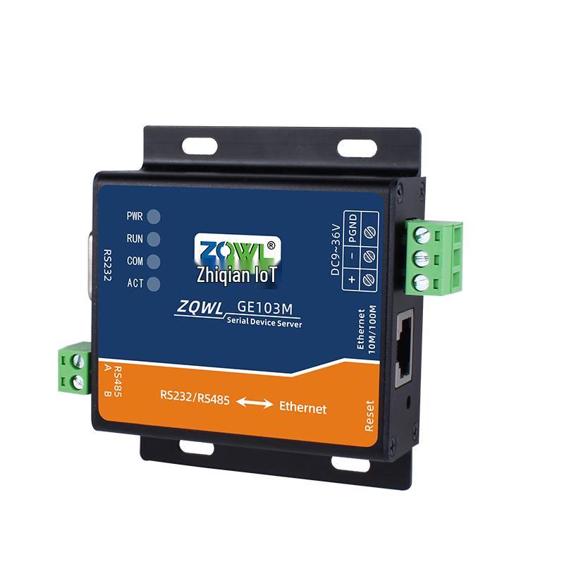 Smart IoT RS232/485 to Ethernet Serial Server Modbus Gateway