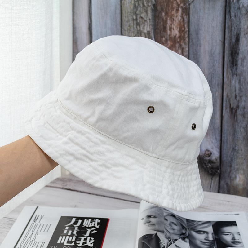 Neue Unisex Bucket Hat Fashion Washed Cotton Cap Design Herren Panamahüte Damen Sommer Outdoor Casual Sonnenschutz Visier Fisherman Caps