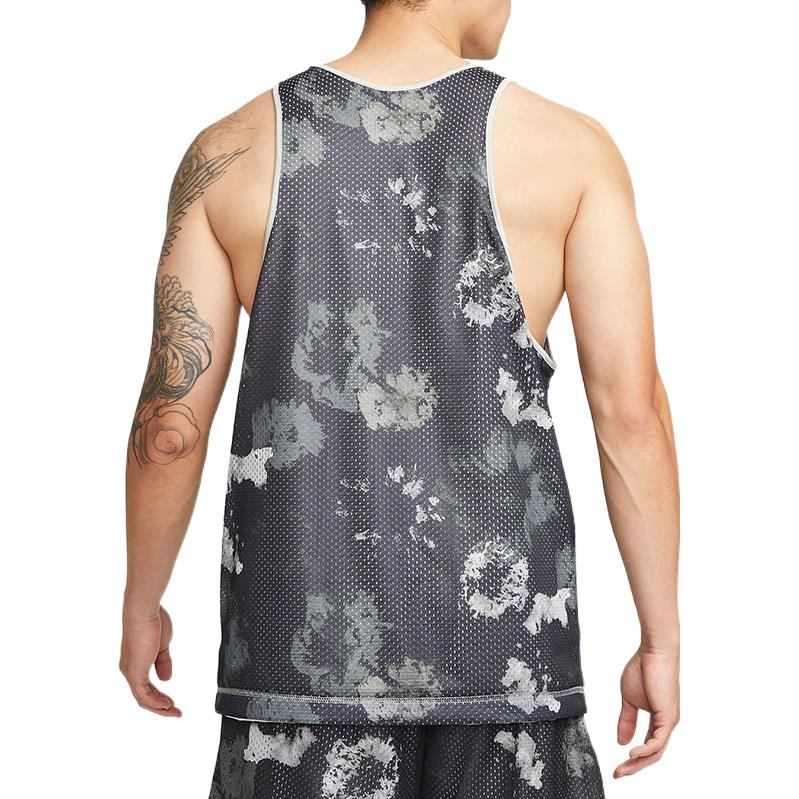 Nike Tank Tops Men's Gray Crew Neck Thin DH7434-073