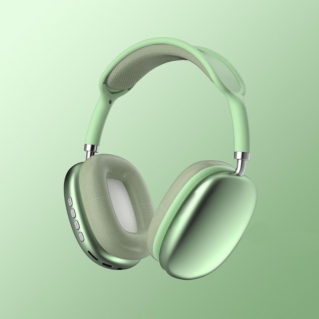 P9ProMax Ausinės per ausis su Bluetooth, ilgu baterijos veikimo laiku ir giliais bosais