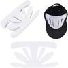 10Pcs White Hat Inner Support Protector Holder Cap Fitter Inserts Portable Hat Insert Caps Liners