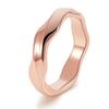 Titanstahl Möbiusring Partnerringe Elegantes Zeigefingerring für Männer Frauen