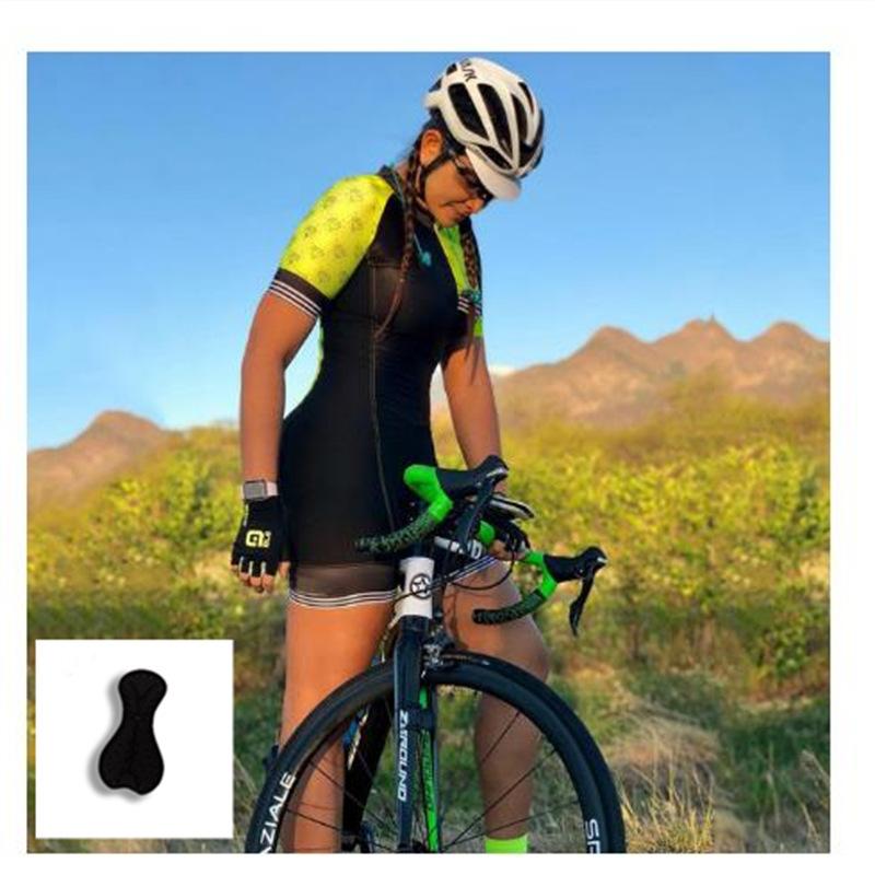 Outdoor Summer Short-sleeve Women's Triathlon Jumpsuit, Cycling Suit, Cycling Suit, One-piece Sportswear