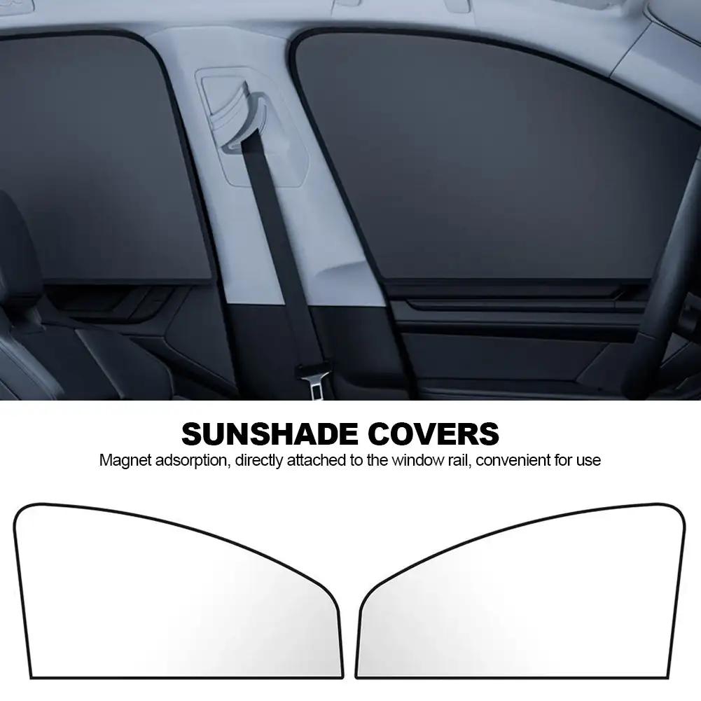 Magnetic Car Window Sunshade UV Blocking Curtain Side Window Front Windows Rear Windows Privacy Protector Auto Accessories