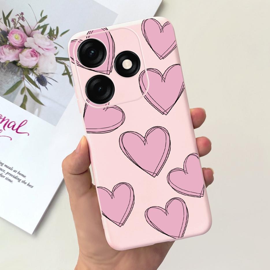 For Tecno Spark 20 Case Spark 20C BG7n Prety Girls Butterfly Painted Phone Case For Tecno Spark 20 Pro Spark20 C Soft TPU Fundas
