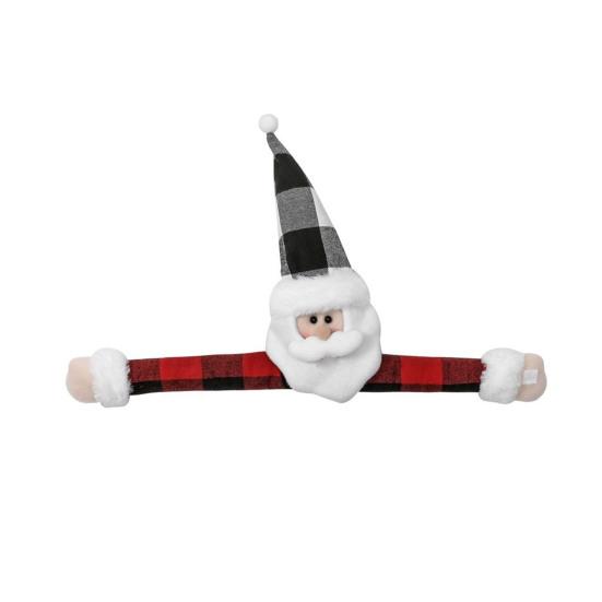 1 Pc Christmas Curtain Buckle Santa Snowman Curtain Tiebacks Cartoon Doll Curtain Holdback Fastener for Home Window Decoration