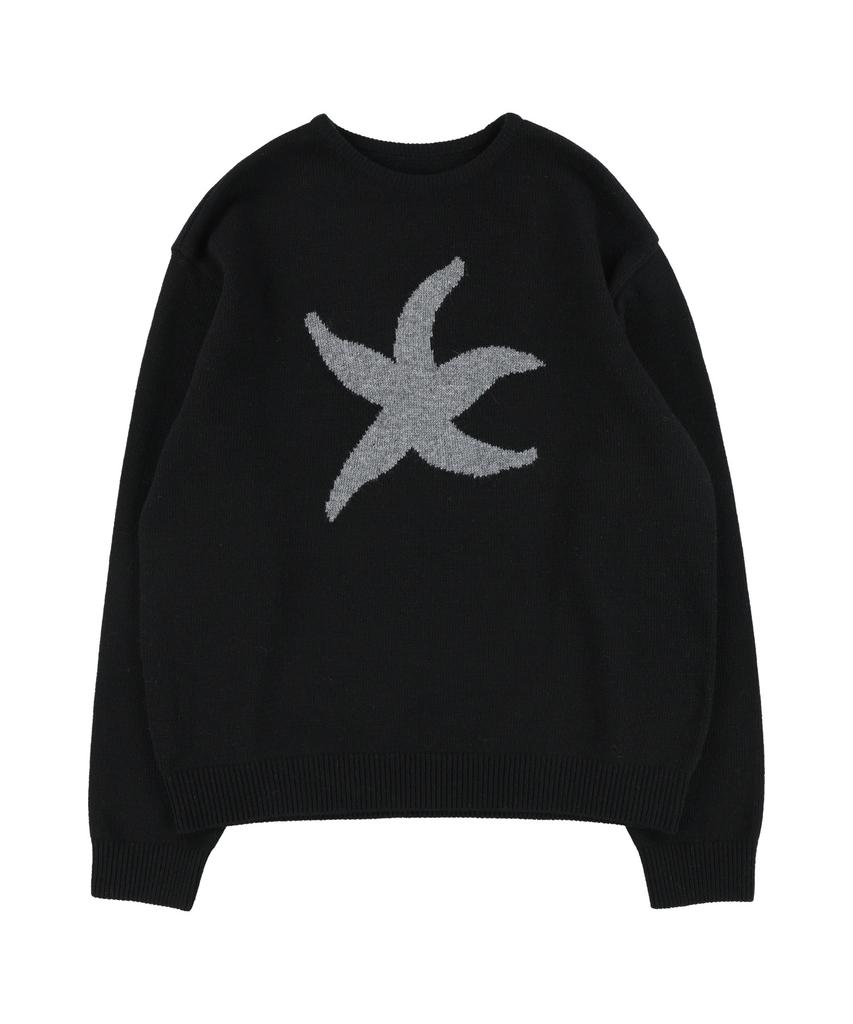 THE COLDEST MOMENT Tcm Starfish Knit (Black)