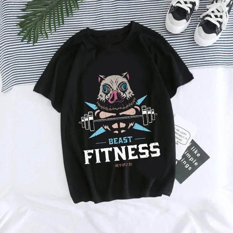 Women T-shirt Kaus Grafis Anime Demon Slayer Uniseks Tanjirou Kamado Kaus Wanita Kimetsu No Yaiba Nezuko Kaus Wanita