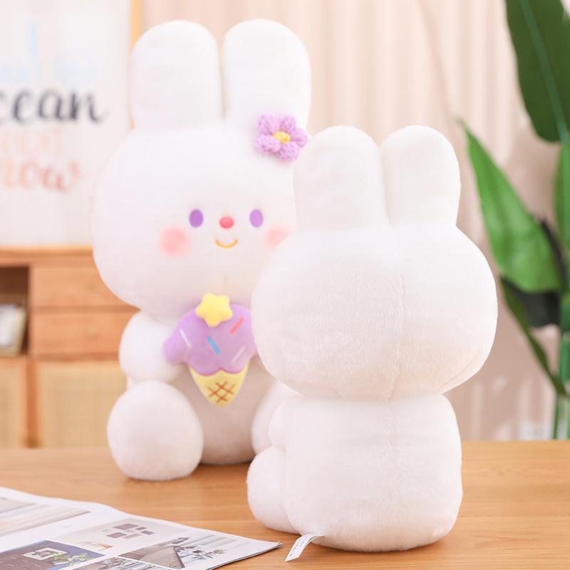 25/40/50/65cm Niedliches Süßes Kaninchen Plüschtier Große Größe Stofftiere Hase Plüschtiere Puppe Kawaii Weich Kinderspielzeug für Mädchen Geschenke