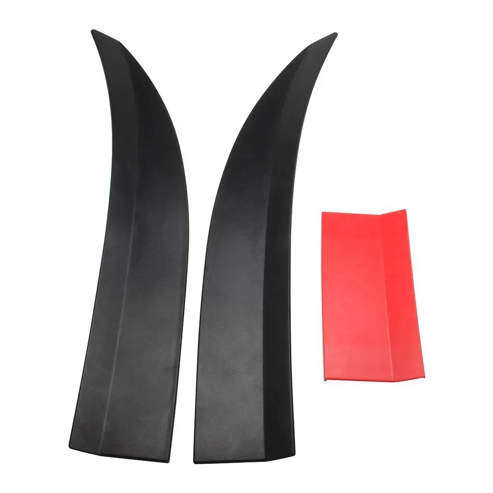 3-section Universal Car Spoiler ABS Trunk Tail Rear Wing Spoiler 15-125cm Adjustable Decorative Sports Spoiler Top Wing for Car