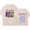Kpop Demon Hunters Fanmerch Mira Rumi Zoey Huntrix Shirt Summer Graphic Shirts Fan Gift Women's Men Casual Cotton Oversized Tees
