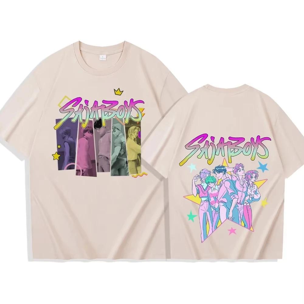 Kpop Demon Hunters Fanmerch Mira Rumi Zoey Huntrix Shirt Summer Graphic Shirts Fan Gift Women's Men Casual Cotton Oversized Tees