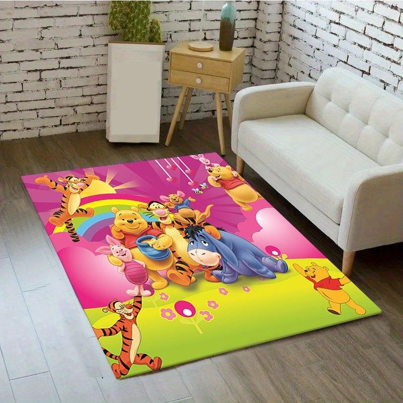 1pc Winnie the Pooh Pattern Carpet Area Rug Non-slip Carpet Hand Washable Floor Mat Suitable For Living Room Bedroom Home Decor Room Decor C