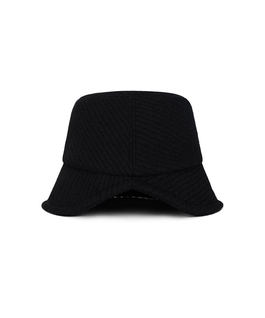 Bajal Va Studded Fleece Bonnet Hat Black