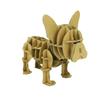MégaCréa DIY - Cardboard Model Bulldog Dog 12 X 10 X 8 Cm