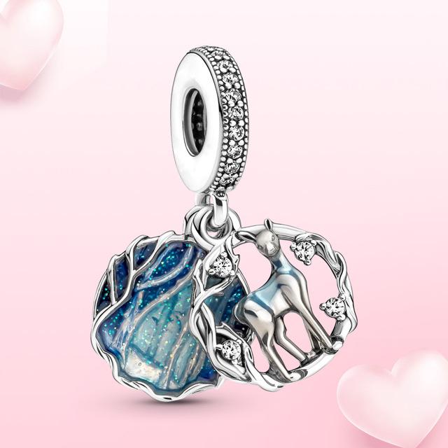 100% 925 Sterling Silver Charm Millennium Falcon Dangle Charm Fit Original Fashion Jewelry Women Bracelet DIY Gift