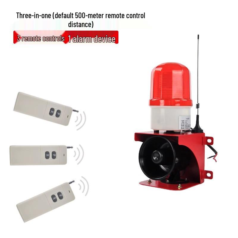 Infrared Remote Sound & Light Alarm, Wireless Voice Alert TGSG-110Y