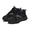 Fila Oakmont 2 Mid Fabric Synthetic Leather TPU Retro Shock Absorbing Wear Resistant Breathable Dad Shoes Women Sneaker Black F12W242115FBK