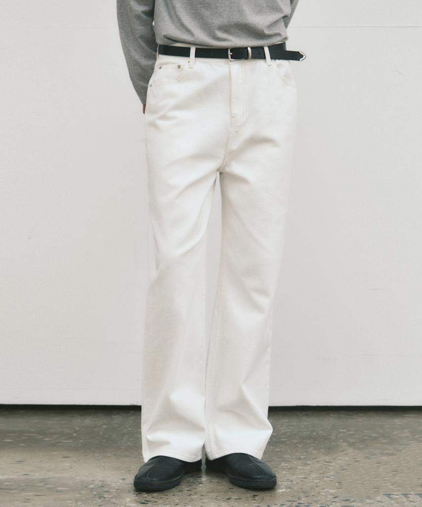 Wednesday Oasis Classic Cotton Stitch Pants_Ivory(W25-Pt27)