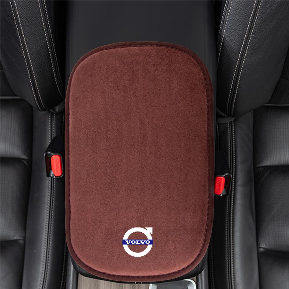 Szwdr4 Car Armrest Box Mats Center Console Arm Rest Box Pad Accessories For Volvo R Design Xc60 V50 V40 Xc90 S60 S40 V90 V60 Ex90 Xc40