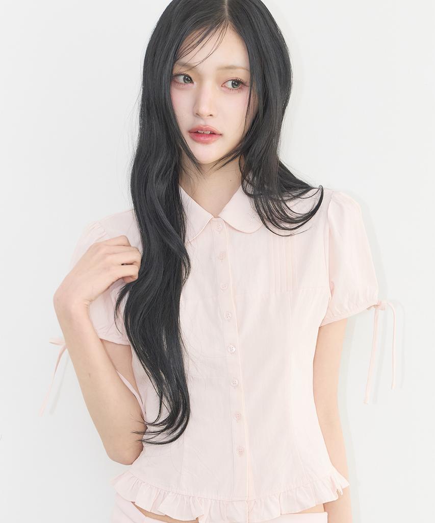 ILLIGO Sailor Puff Blouse Pink