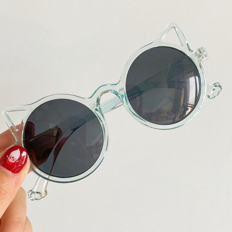 Neue Kinder-Sonnenbrille Mode Katzenohren Sonnenbrille Neue Sonnenbrille Kinderbrille nicht polarisiertes Modeaccessoire