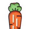 Silicone Pot Lid Storage Mat Carrot Design Anti-Slip Heat Resistant Food-Grade Countertop Drain Mat Kitchen Accessory