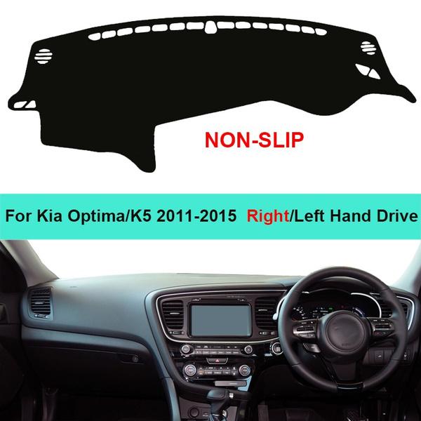 Για Optima K5 2011 2012 2013 2014 2015 LHD RHD 2 Στρώσεις Κάλυμμα Εσωτερικού Ταμπλό Αυτοκινήτου Χαλί Κάπα Χαλί Πατάκι Αντηλιακή Προστασία