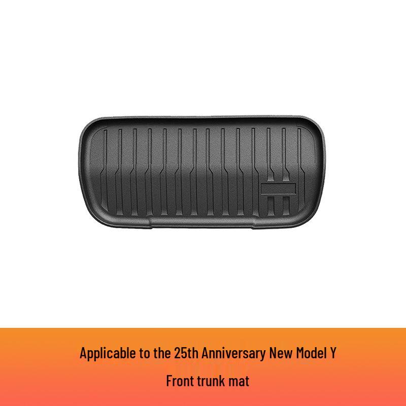 Tesla Model Y 2025 Refresh TPE Floor & Trunk Mats with Backrest Pad