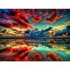 5D DIY Diamond Painting Sunset Seascape Dusk Full Square Diamond Home Decoration Painting Cross Stitch Kit Rhinestone Embroidery