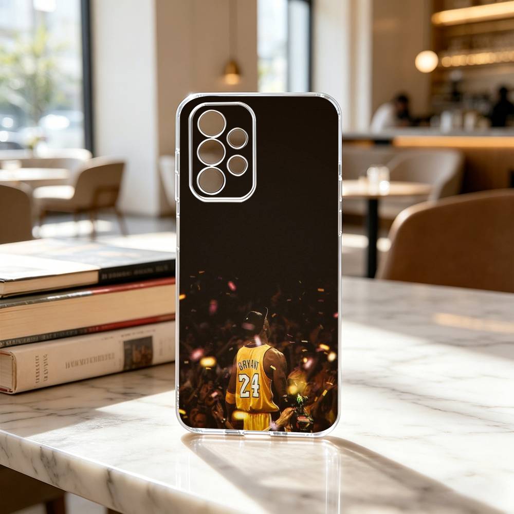 Basketball K-Kobe B-Bryant 24  Phone Case Transparent Silicone Soft For Samsung S25,S24,S21,S22,S23,S30,Ultra,S20,Plus,Fe