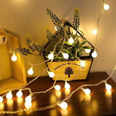 Bubble Ball LED-Lichter zur Dekoration - 4,2 Meter, 14 LED-Kugeldekorationslichter für Zuhause, Dekorative Lichter für Heimdekoration
