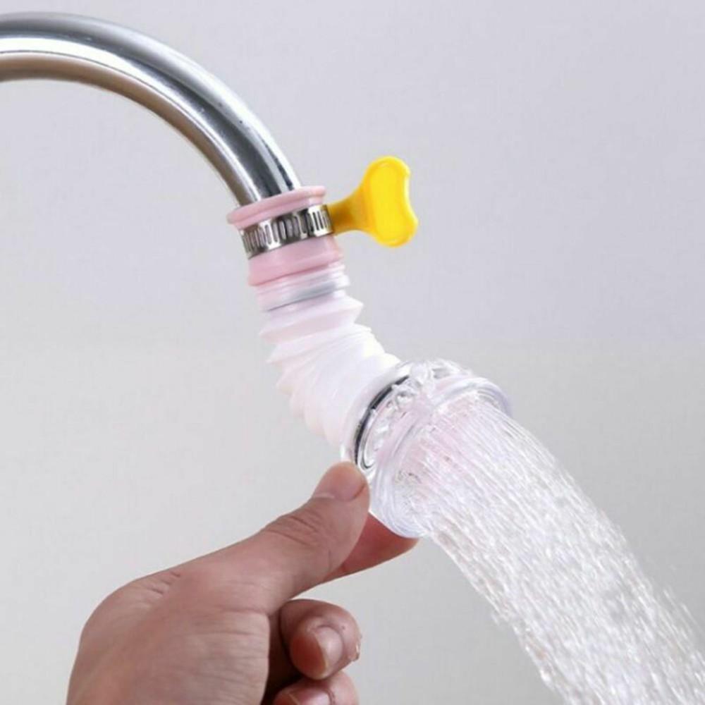 Telescopic Rotating Faucet Kitchen Splashproof Tap Head Water Filter Nozzle