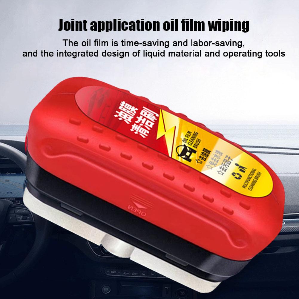 Car Glass Oil Film Cleaning Wipe Strong Stain Removal Front Windshield Side Window Rearview Mirror Glass Cleaning Wipe